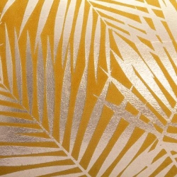 Poduszka dekoracyjna złote tropiki - 40x40