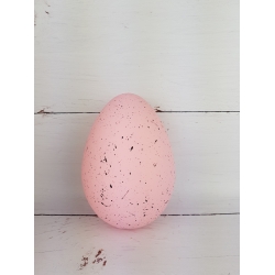 Jajko styropianowe Różowe 20 cm