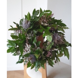 Wianek naturalny Mahonia i Zatrwian 35 cm
