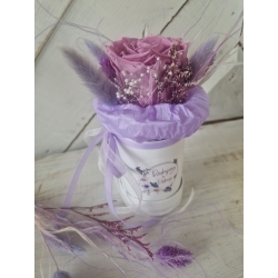 Flower Box dla Nauczyciela Prezent Zakończenie Roku Wieczna Róża