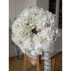 Wianek na drzwi Hortensjowa Chmurka 45 cm