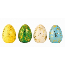 Jajko Wielkanocne ze złotym dekorem 18,5 cm
