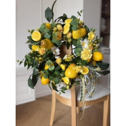 Wianek na drzwi Gruszkowe Limoncello