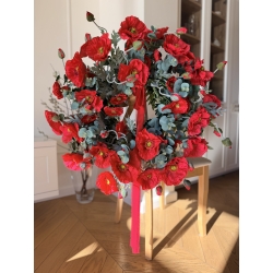 Wieniec na drzwi "Makowiec" 75 cm