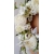 Wianek wiosenny na drzwi Białe Kwiaty 30 cm