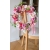 Wianek wiosenny na drzwi Różowe Kwiaty 40 cm