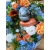 Wianek jesienny na drzwi Jesień w Błękitnej Porcelanie 50 cm